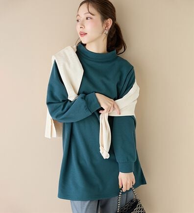BELLUNA（ベルーナ）の「ふんわり素材軽ぽかチュニックワンピース（チュニック）」