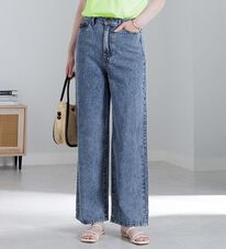 A HAPPY MARILYN（アハッピーマリリン）の「【Ｍ～７Ｌ／選べる丈】美脚＆美尻が叶う！優勝着痩せワイドパンツ（ワイドパンツ・ガウチョ）」