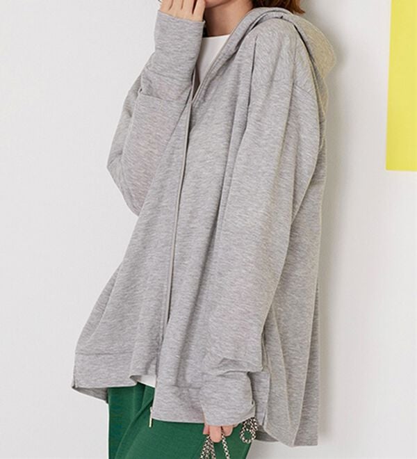 BELLUNA（ベルーナ）の「【接触冷感】絶対に焼けたくない！後プリーツＵＶパーカー（パーカー）」｜詳細画像