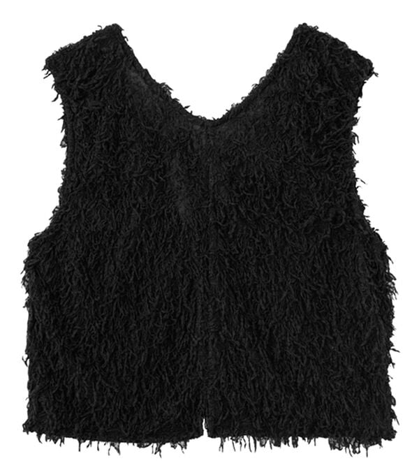 RANAN（ラナン）の「前後2WAYフリンジショートベスト（ベスト）」｜詳細画像