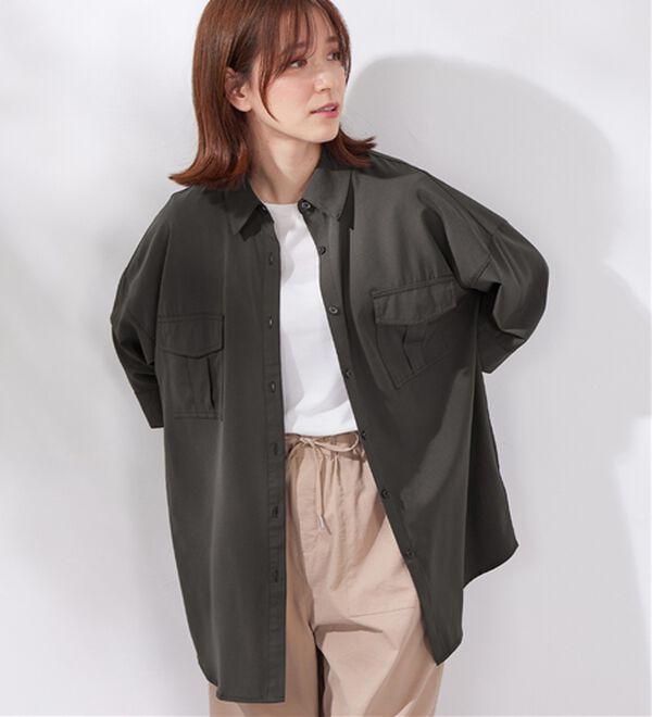 Viola e Viola（ヴィオラ エ ヴィオラ）の「ゆるシルエットシャツ（シャツ）」｜詳細画像