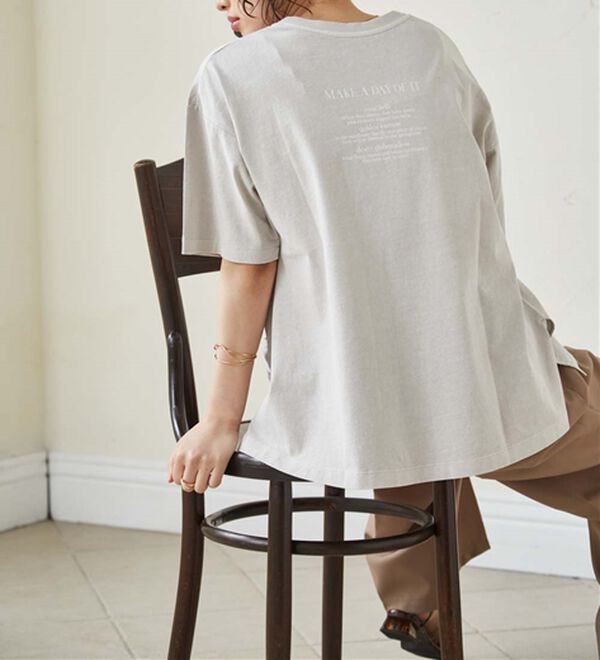 RANAN（ラナン）の「ヴィンテージライクロゴTシャツ（カットソー）」｜詳細画像