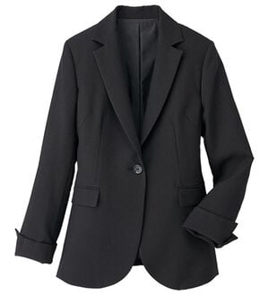 RANAN（ラナン）の「洗える！ベーシックテーラードジャケット（テーラードジャケット）」｜ブラック