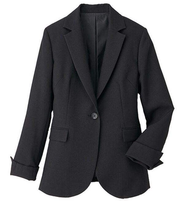 RANAN（ラナン）の「洗える！ベーシックテーラードジャケット（テーラードジャケット）」｜ブラック