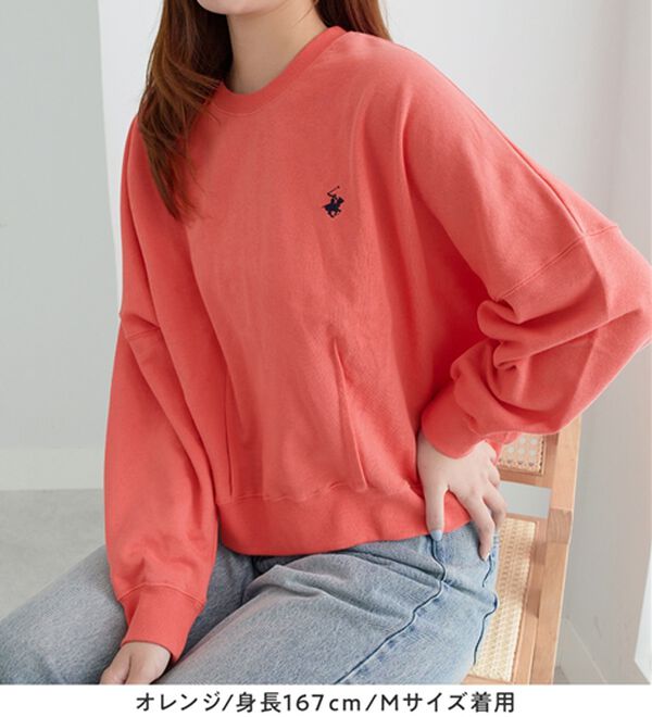 Viola e Viola（ヴィオラ エ ヴィオラ）の「【ビバリーヒルズポロクラブ】コクーンシルエットスウェット（カットソー）」｜詳細画像