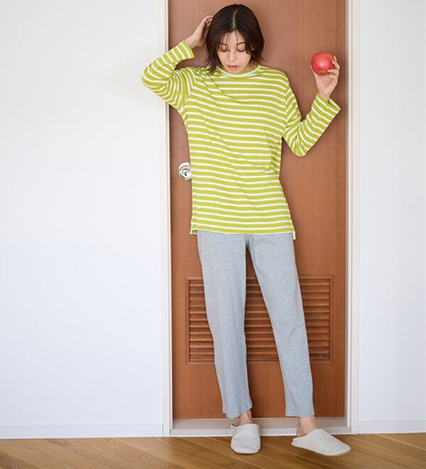 LAVIENNE（ラヴィエンヌ）の「【とろける肌心地】綿１００％あったかスムースパジャマ（パジャマ・ルームウェア）」｜詳細画像