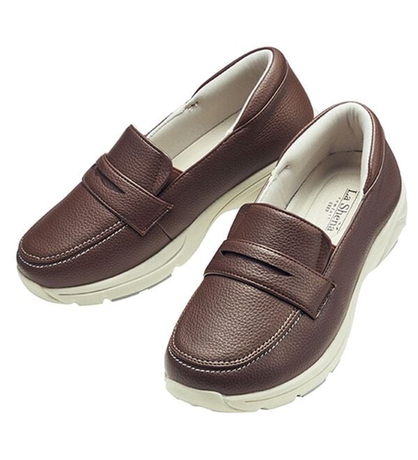 ルフラン（ルフラン）の「スニーカーみたいな快適ローファー＜ラシーナコンフォート＞（ローファー）」｜ダークブラウン