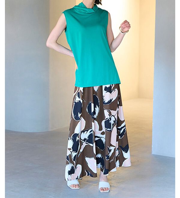 RANAN（ラナン）の「スリーブレスハイネックプルオーバー（カットソー）」｜詳細画像