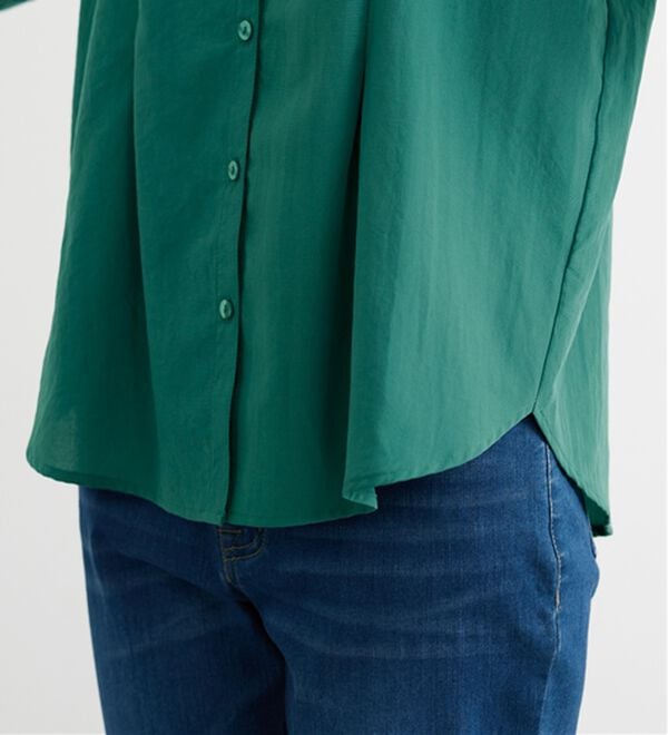 BELLUNA（ベルーナ）の「エアリービンテージ素材タック使いブラウス（ブラウス）」｜詳細画像