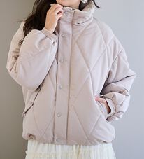 RANAN（ラナン）の「ダイヤキルトスタンドカラーブルゾン（ブルゾン）」