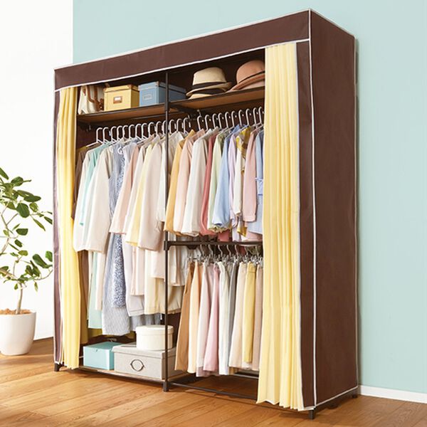 ☆木製ポールハンガーハンガーラック 落ちにくい 倒れにくい 調節可能