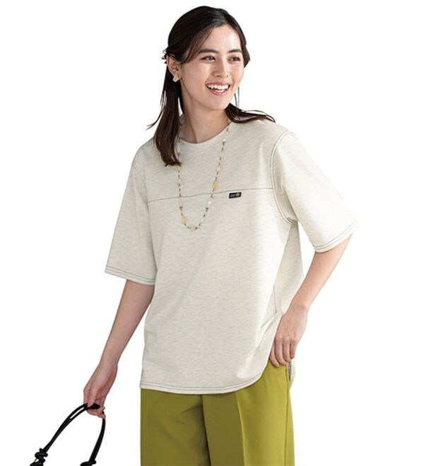 ルフラン（ルフラン）の「【４色組】ステッチ使いゆったりプルオーバー（カットソー）」｜詳細画像