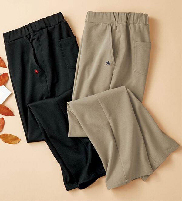 BELLUNA（ベルーナ）の「【２本組】【ＰＯＬＯ　ＢＣＳ】ウォーキングストレッチパンツ（フルレングスパンツ）」｜詳細画像