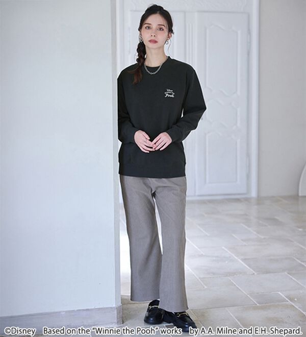 BELLUNA（ベルーナ）の「＜Ｄｉｓｎｅｙ＞【プー】バックプリント裏起毛トレーナー（トレーナー・スウェット）」｜詳細画像