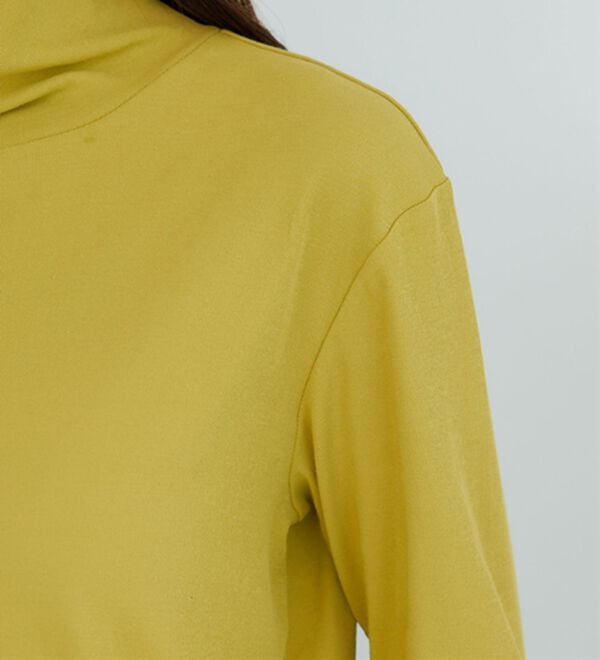 BELLUNA（ベルーナ）の「素肌想いの綿１００％シアープルオーバー（カットソー）」｜詳細画像