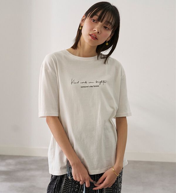 BELLUNA（ベルーナ）の「汗ジミ対策！よれない大人のプリントＴシャツ（Tシャツ）」｜詳細画像