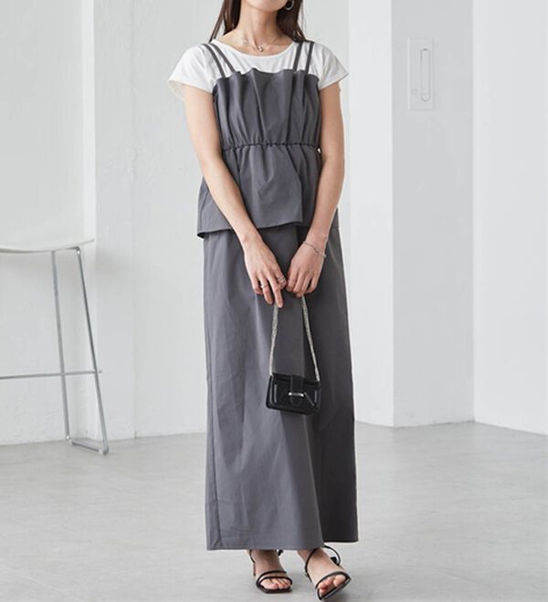 RANAN（ラナン）の「ダブルストラップドッキングワンピース（その他ワンピース）」｜詳細画像