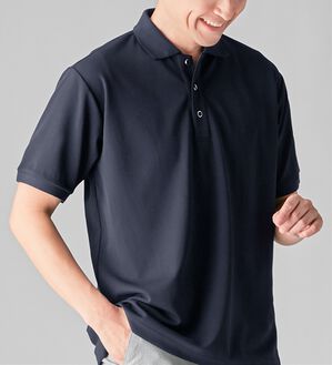 REMEN'S（リメンズ）の「【４つの機能付】カットジョーゼットポロシャツ（メンズポロシャツ）」｜詳細画像