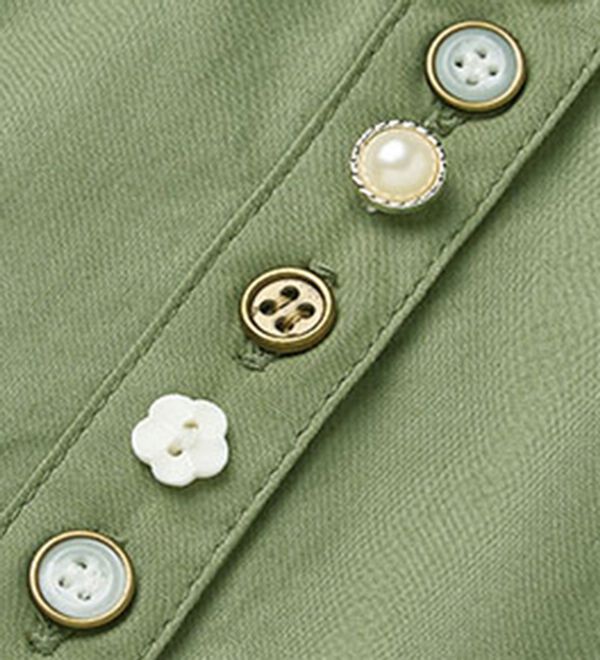 ルフラン（ルフラン）の「【３色組】毎日着たい！綿１００％小花柄ブラウス（ブラウス）」｜詳細画像