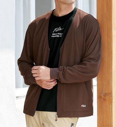 「＜フィラ＞ミラノリブカーデ＆Ｔシャツ（メンズＴシャツ）」