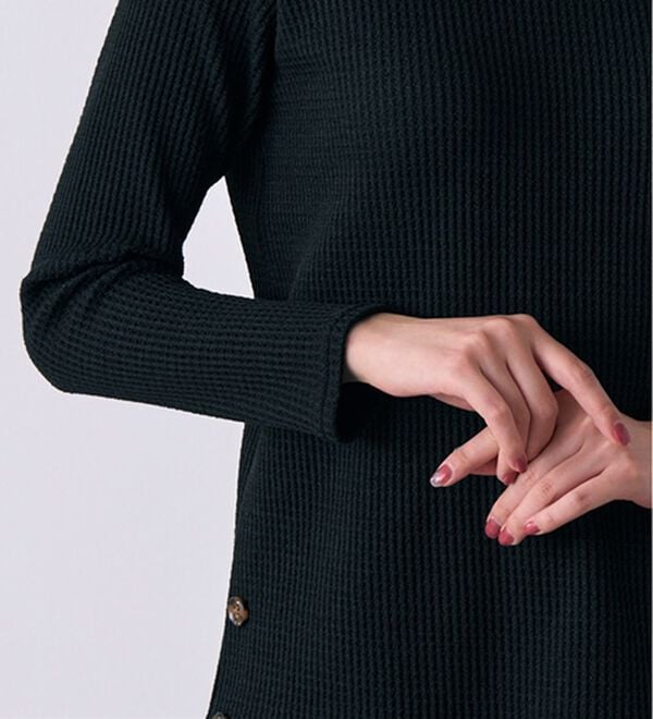 BELLUNA（ベルーナ）の「異素材重ね着風チュニック（チュニック）」｜詳細画像