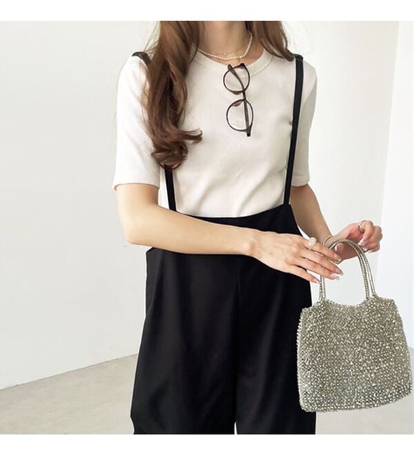 GeeRA（ジーラ）の「サロペットワイドパンツ（オールインワン）」｜詳細画像