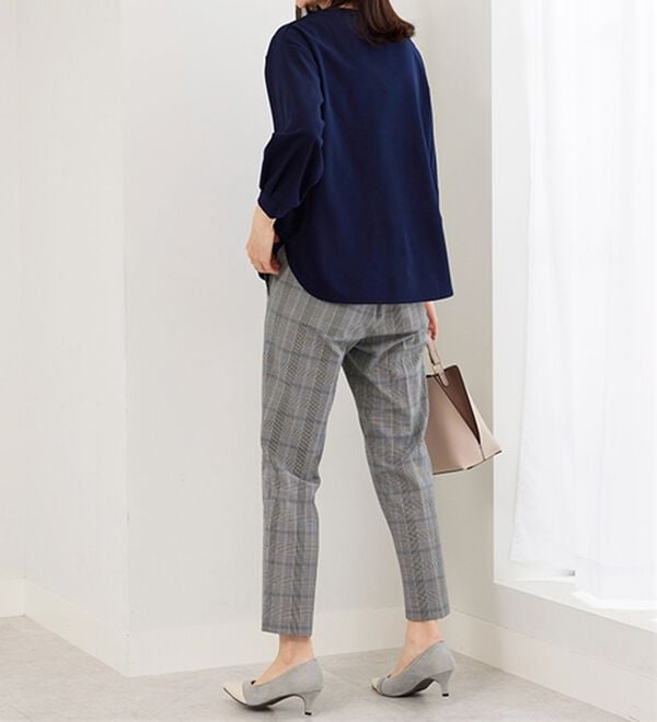 BELLUNA（ベルーナ）の「【2点セット】ジョーゼット素材ネックレス付ブラウス（ブラウス）」｜詳細画像