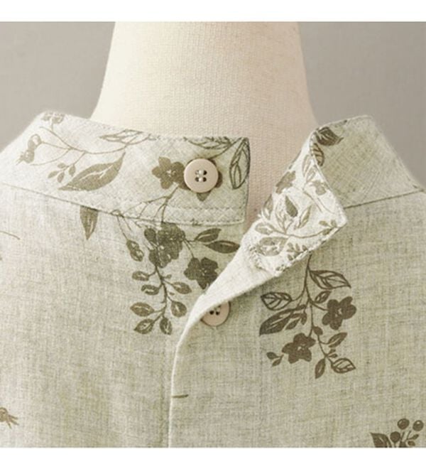 BELLUNA（ベルーナ）の「オーガニックコットンダブルガーゼプリントワンピース（プリントワンピース）」｜詳細画像