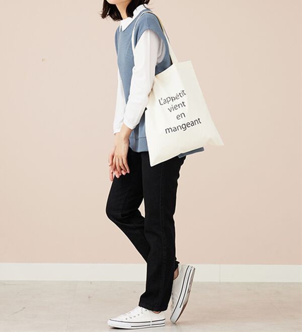 BELLUNA（ベルーナ）の「ロゴプリントトートバッグ（その他バッグ）」｜詳細画像