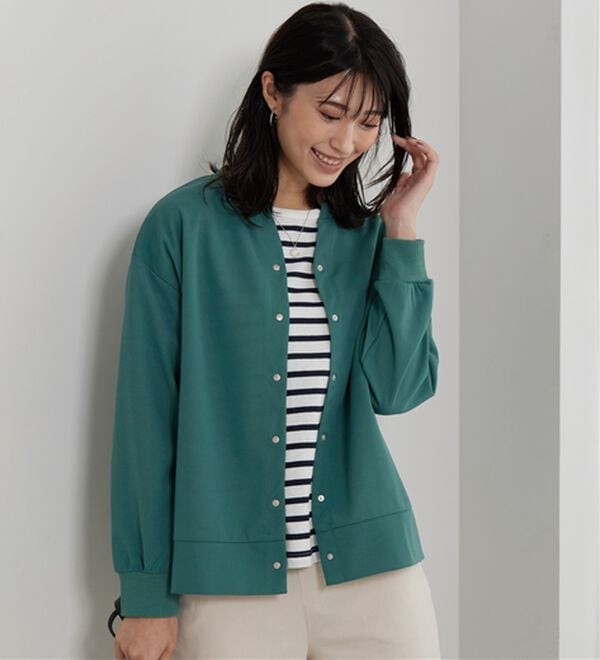 BELLUNA（ベルーナ）の「ジョーゼット素材スキッパーカーディガン（その他カーディガン）」｜詳細画像