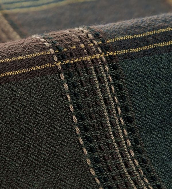 BELLUNA（ベルーナ）の「【２枚組】刺し子素材かっぽうチュニック（チュニック）」｜詳細画像