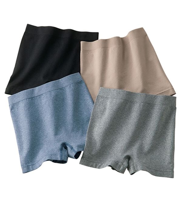 LAVIENNE（ラヴィエンヌ）の「成型１分丈ショーツ（ショーツ）」｜4色組