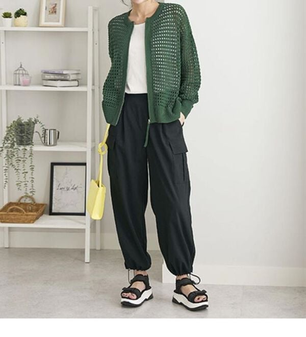 BELLUNA（ベルーナ）の「サラリ快適！ビンテージ調カーゴパンツ（その他パンツ）」｜詳細画像