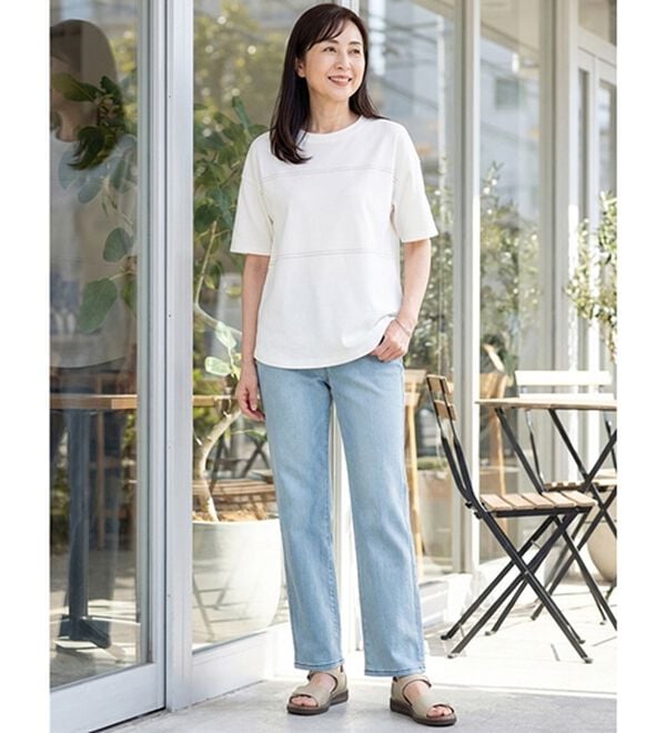 ルフラン（ルフラン）の「【４色組】ひんやり＊キシリトールＴシャツ（Tシャツ）」｜詳細画像