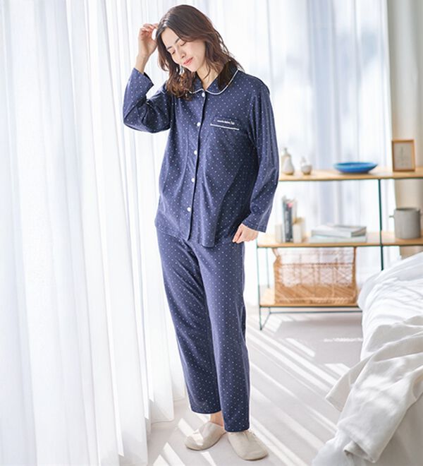 上質な寝心地を】良眠仕様カットソー素材パジャマ＜マリクレールビス