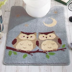 「かわいいアニマルトイレマットシリーズ（トイレマット）」｜フクロウ