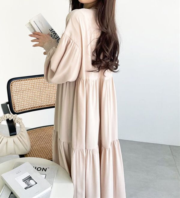 GeeRA（ジーラ）の「前後２ＷＡＹティアードシャツワンピース（シャツワンピース）」｜詳細画像