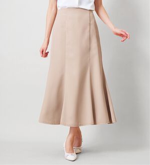 alotta（アロッタ）の「美ラインロングマーメイドスカート（ロングスカート）」｜ピンクベージュ