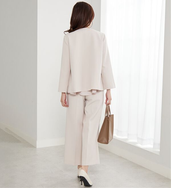 BELLUNA（ベルーナ）の「＜セレモニースタイル＞パール付袖フレアージャケット（その他ジャケット）」｜詳細画像