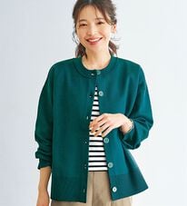 BELLUNA（ベルーナ）の「《快適Ｌａｂ．》洗える！軽い！配色使いニットカーディガン（ニットカーディガン）」