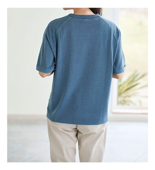 BELLUNA（ベルーナ）の「ビンテージ風コットン１００％ポケットＴシャツ（Tシャツ）」｜詳細画像