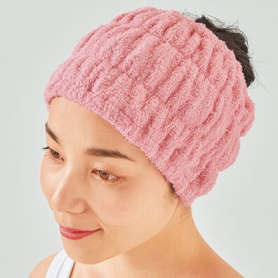 「泉州産吸水幅広ヘアバンド（タオル）」