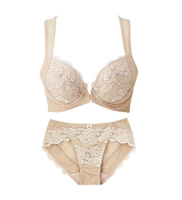 LAVIENNE（ラヴィエンヌ）の「スキッと美姿勢シリーズ　フロントホックブラ・ショーツ（別売）（ブラジャー）」｜詳細画像