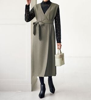 BELLUNA（ベルーナ）の「着やせを叶えてくれる！大人のジャンパースカート（ジャンパースカート）」｜詳細画像