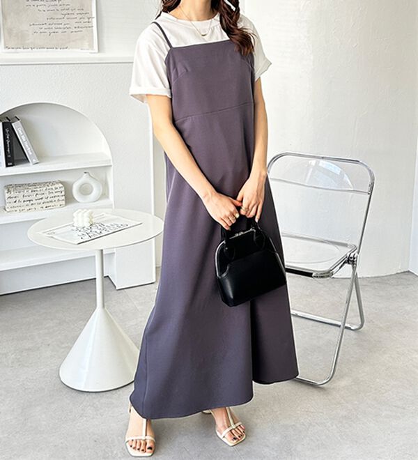 GeeRA（ジーラ）の「バックストラップデザインキャミワンピース（その他ワンピース）」｜詳細画像