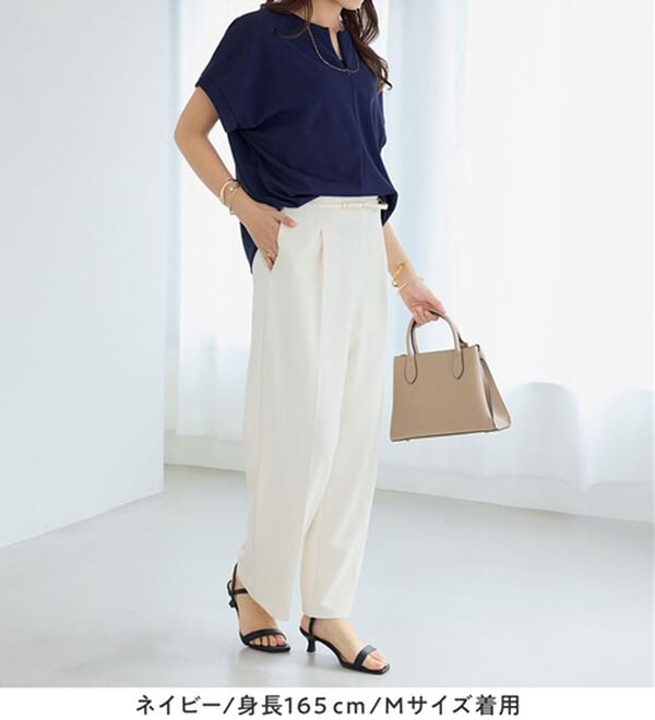 alotta（アロッタ）の「ジップ使いドルマンブラウス（ブラウス）」｜詳細画像