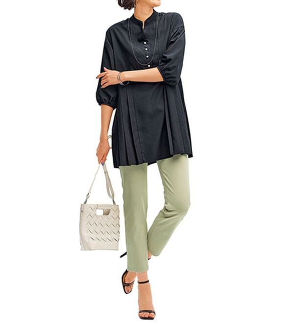 BELLUNA（ベルーナ）の「グーンと伸びる！ひんやりフローズンパンツ（フルレングスパンツ）」｜詳細画像