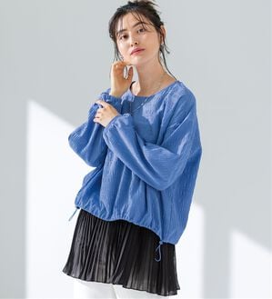 LAVIENNE（ラヴィエンヌ）の「【コーデにプラス！】裾魅せプリーツが可愛いタンクトップ（肌着・インナーウェア）」｜詳細画像