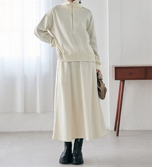 RANAN（ラナン）の「＜ＨＩＧＨ　ＳＰＥＣ＞毛玉になりにくい！ジップデザインセットアップ（セットアップ）」｜詳細画像