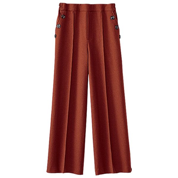 BELLUNA（ベルーナ）の「ウーリッシュ素材ワイドパンツ（ワイドパンツ・ガウチョ）」｜詳細画像